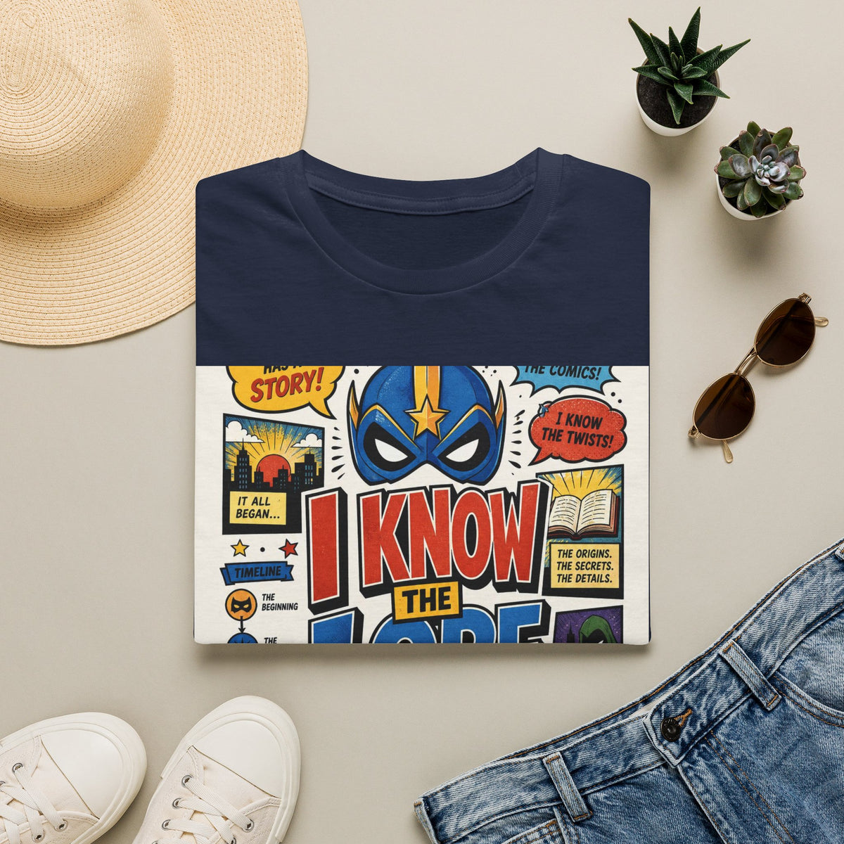 T Shirt Design Featuring Whimsical Superhero Theme And Engaging Text