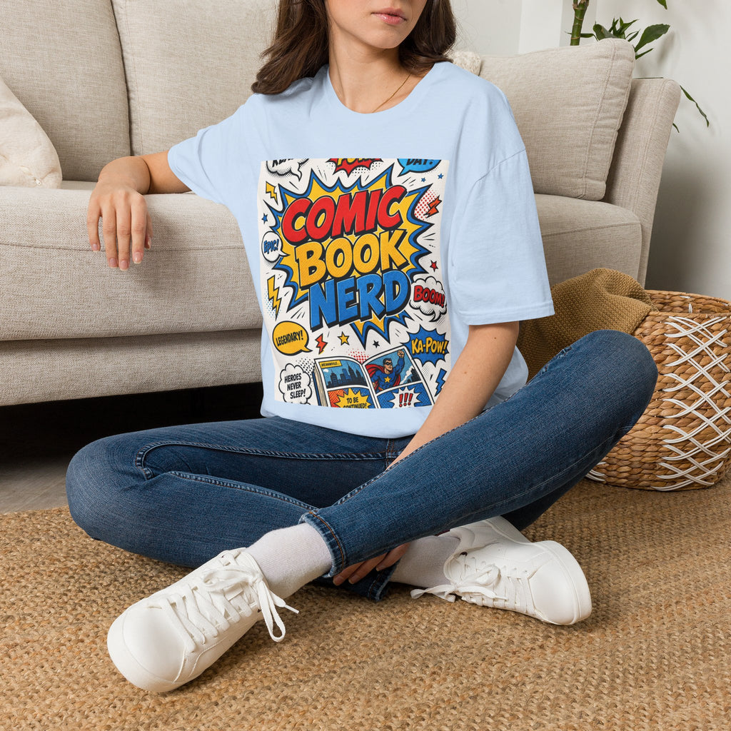Dynamic Comic Book Nerd Design With Playful Typography