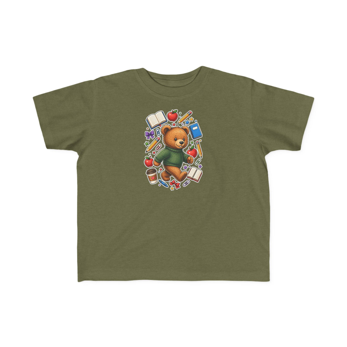 Toddler Bear School Tee — Cute Back-to-School Shirt for Kids