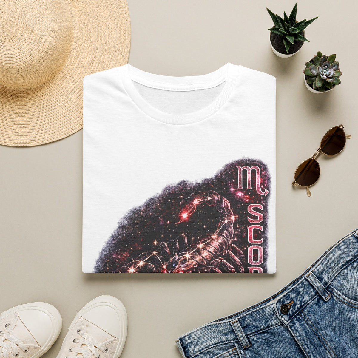 Scorpio Zodiac T-Shirt — Cosmic Scorpion Astrology Tee