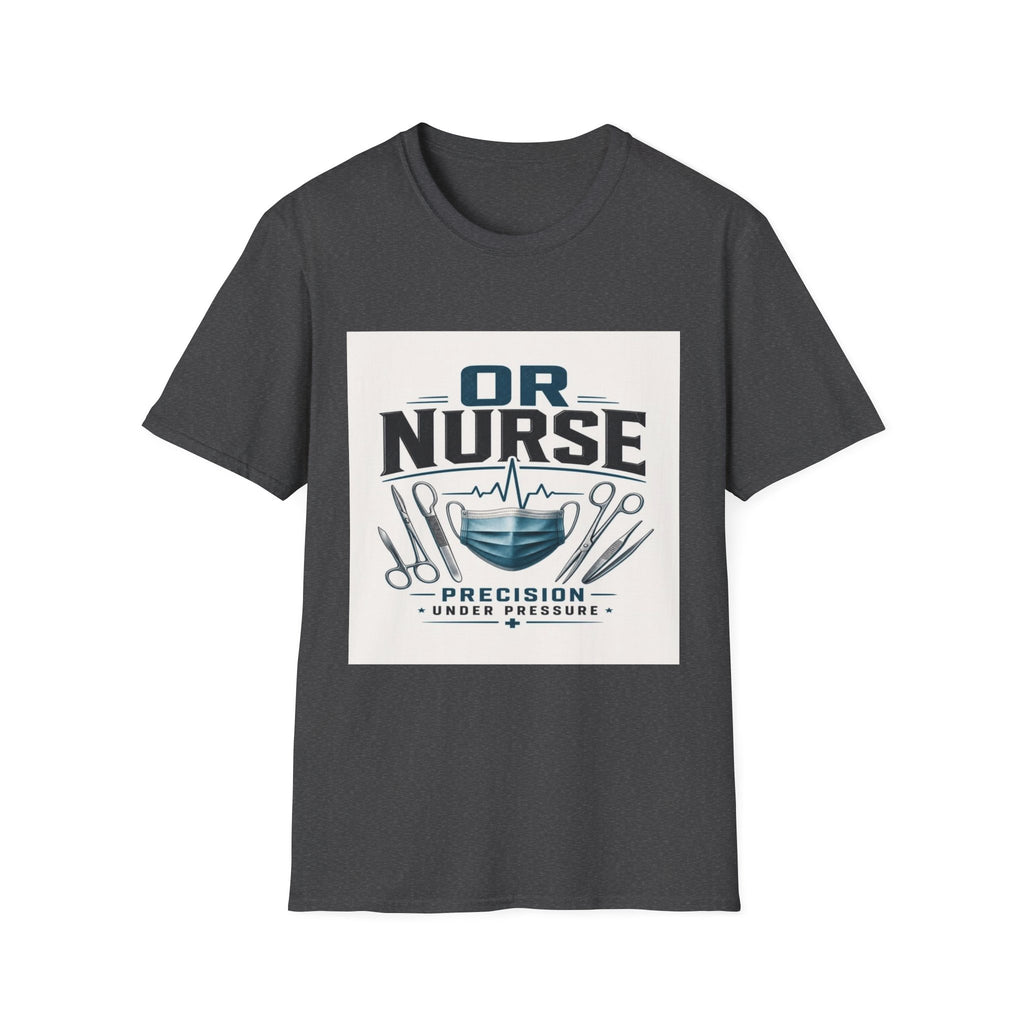Bold T-Shirt Design Featuring Nurse Motto With Instruments- Graphic Tees