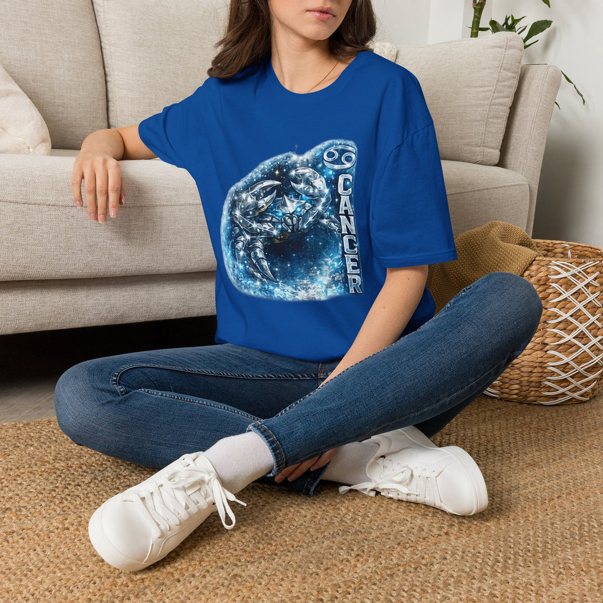 Cancer Zodiac T-Shirt — Cosmic Crab Astrology Tee