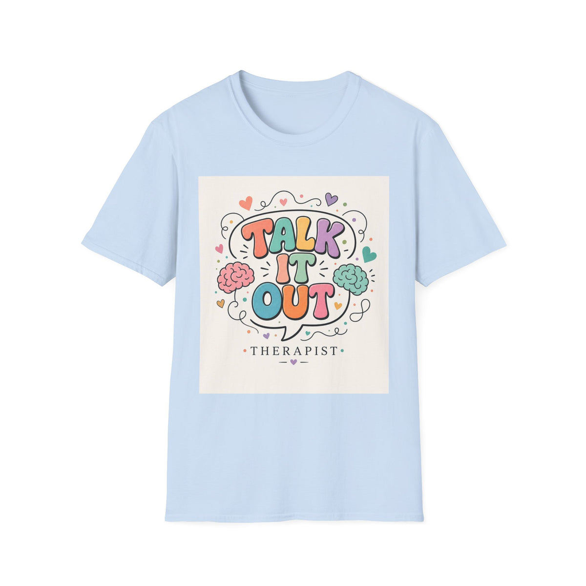 Colorful Speech Bubble Design With Playful Typography And Whimsical Elements