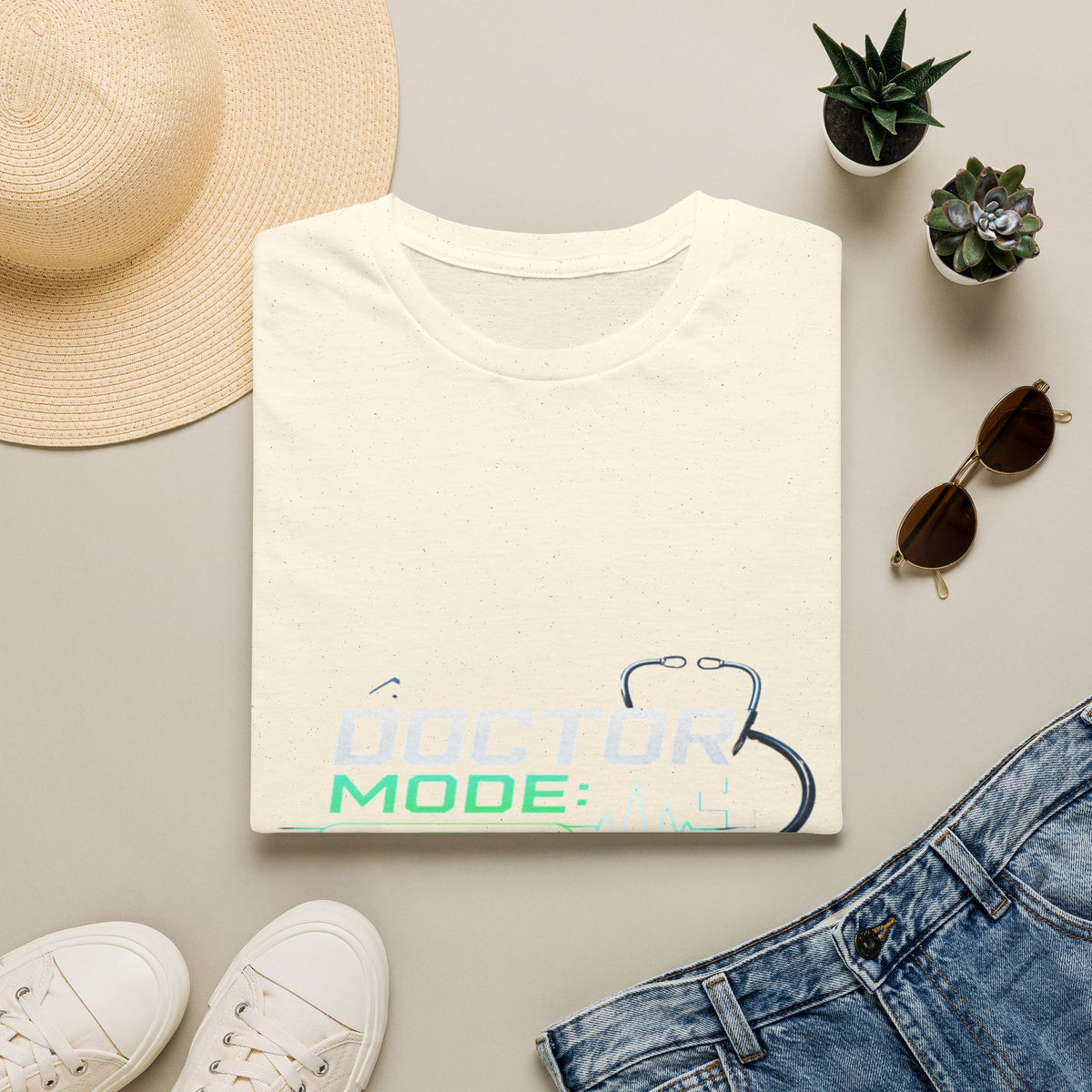 Modern Graphic T-Shirt Design Featuring Doctor Mode Text- Graphic Tees
