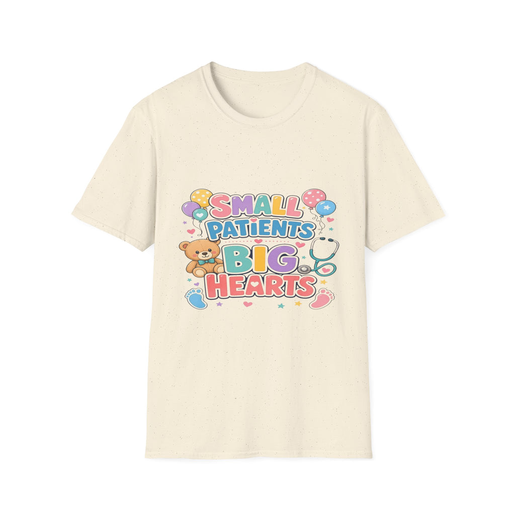 Vibrant T-Shirt Design Celebrating Pediatric Care With Balloons- Graphic Tees