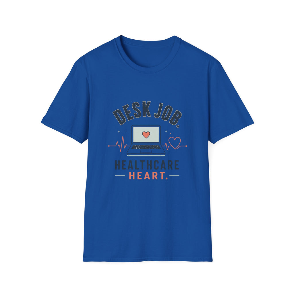 Minimalist T Shirt Design Showcasing Healthcare Heartbeat Concept
