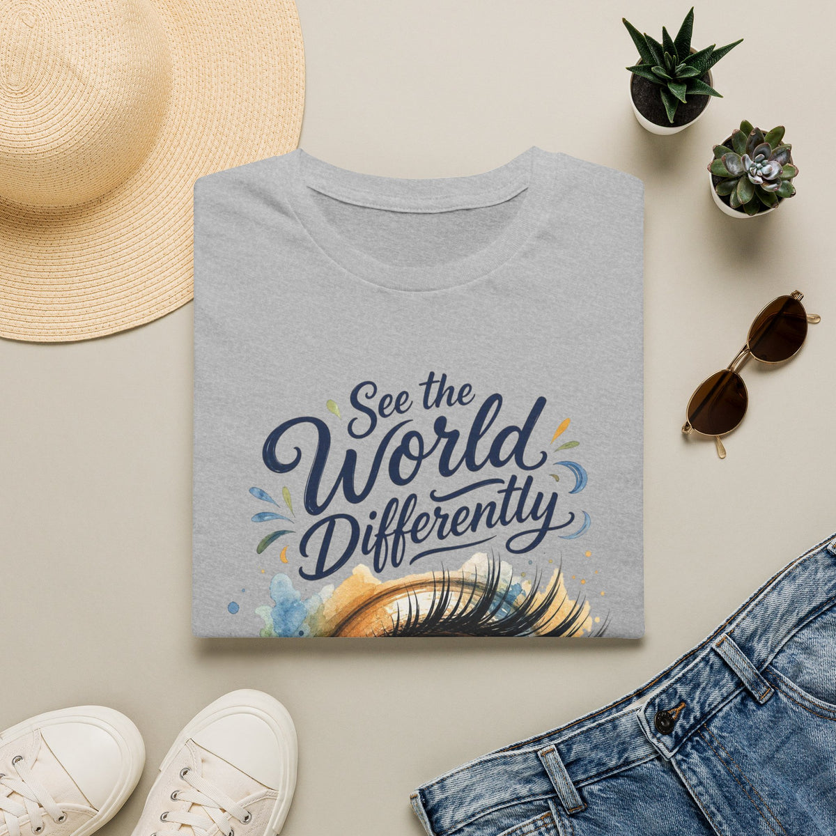 See the World Differently T-Shirt — Artistic Eye Graphic Tee