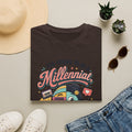 Millennial vs Gen Z Retro Graphic T‑Shirt — "Too Young to Be a Millennial, Too Old to Be a Gen Z"
