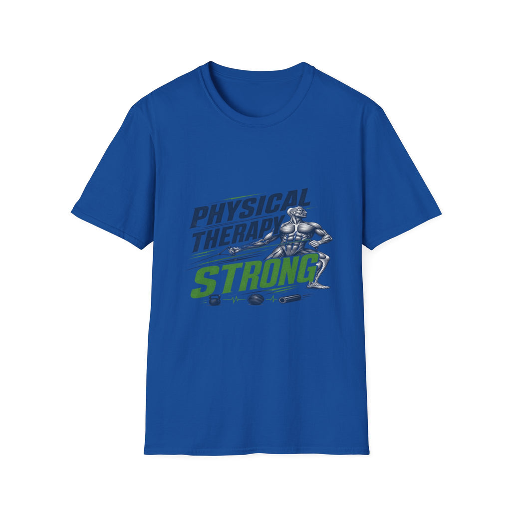 Bold Typography Design With Muscular Figure and Dynamic Lines- Graphic Tees