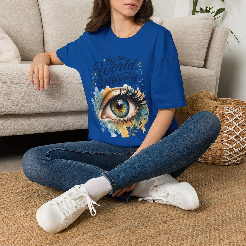See the World Differently T-Shirt — Artistic Eye Graphic Tee