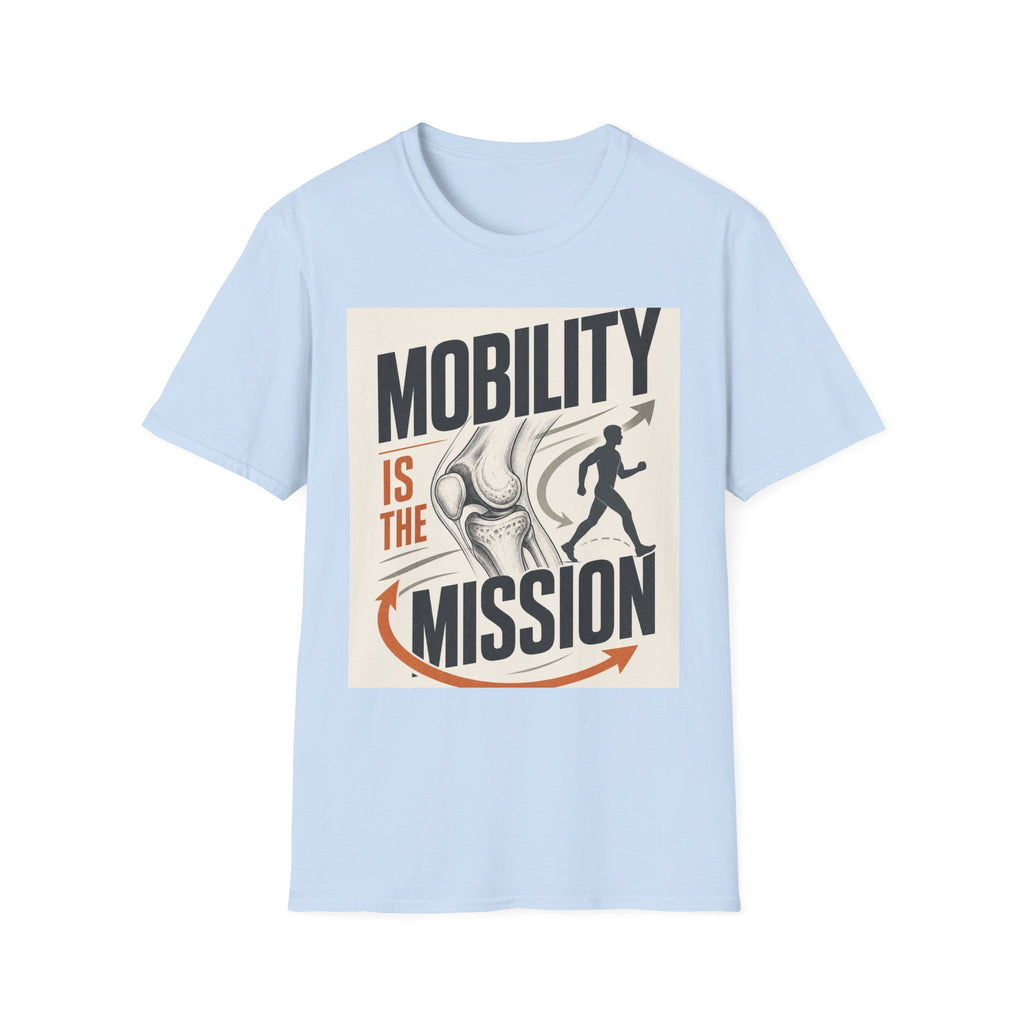 Bold Typography And Anatomical Illustration Representing Mobility Mission
