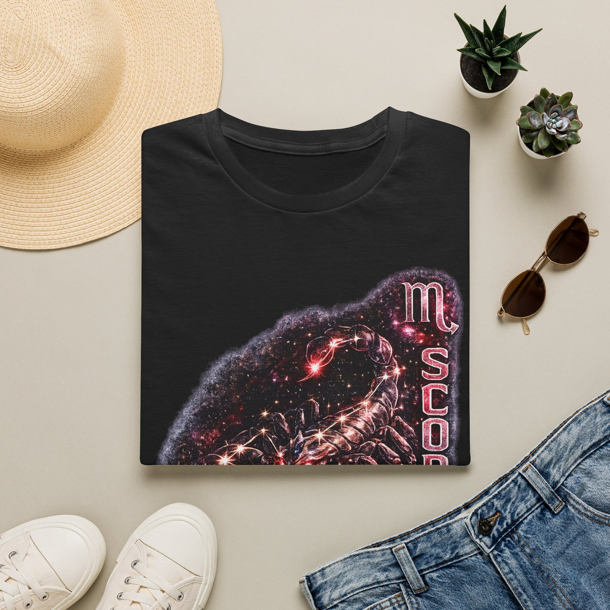 Scorpio Zodiac T-Shirt — Cosmic Scorpion Astrology Tee