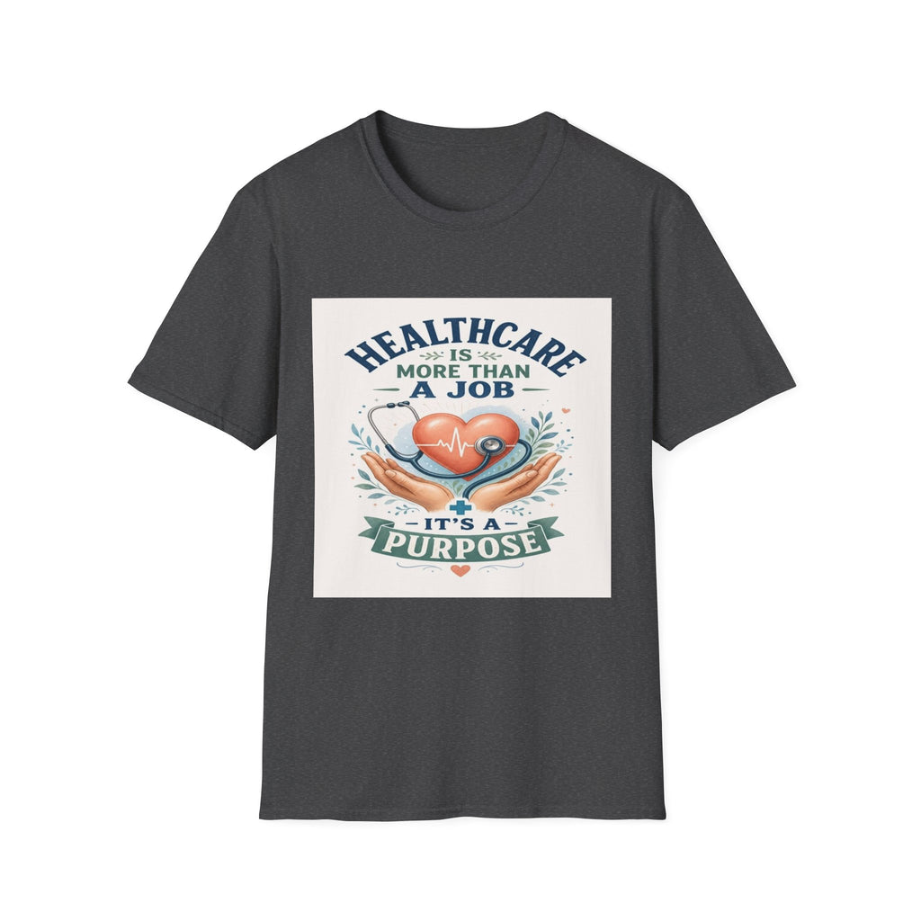 Inspirational T-shirt Design Featuring Compassionate Healthcare Imagery- Graphic Tees