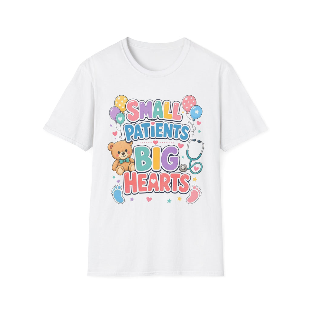 Vibrant T Shirt Design Celebrating Pediatric Care With Balloons