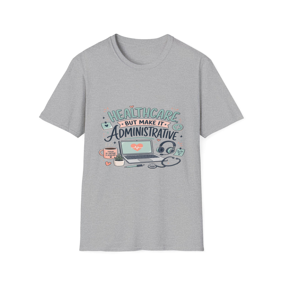 Playful T-Shirt Design Showcasing Creative Healthcare Typography- Graphic Tees
