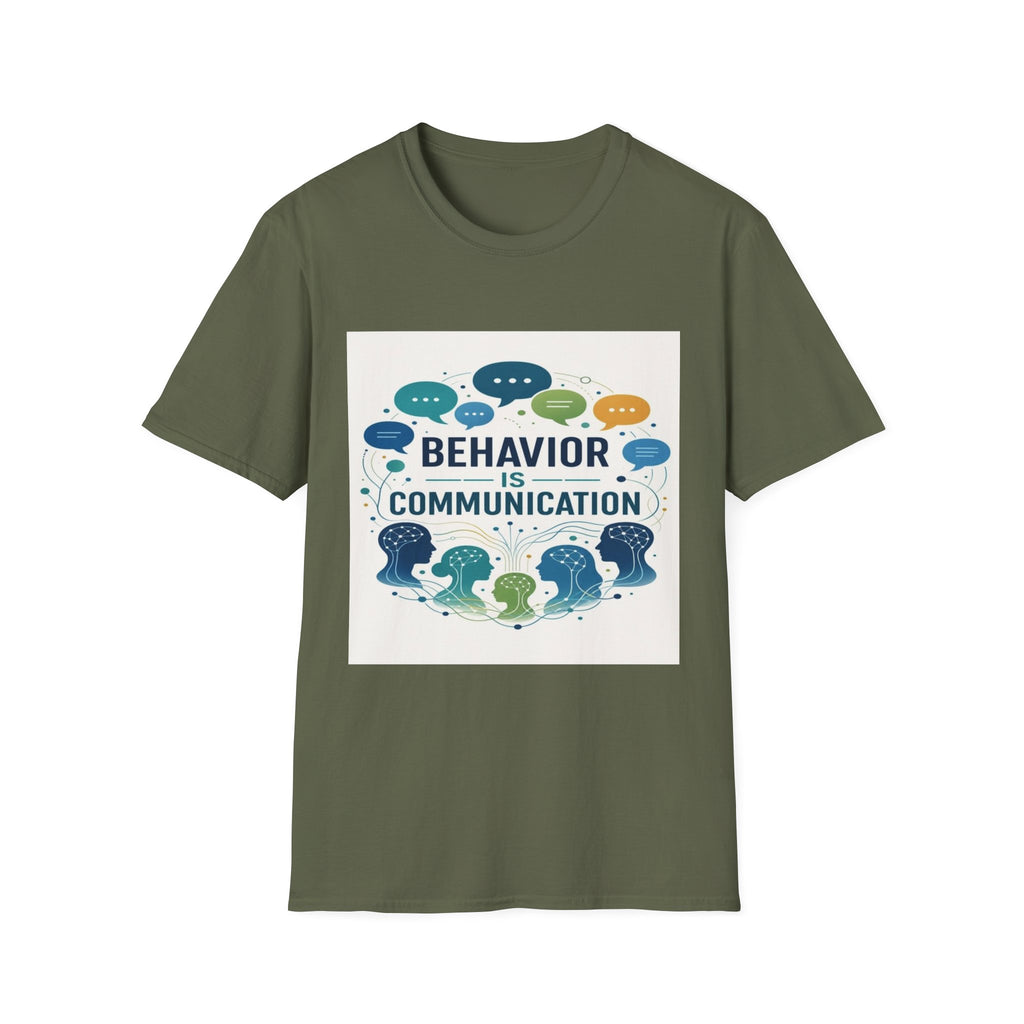 T-shirt Design Featuring Bold Phrase Surrounded By Colorful Speech Bubbles- Graphic Tees