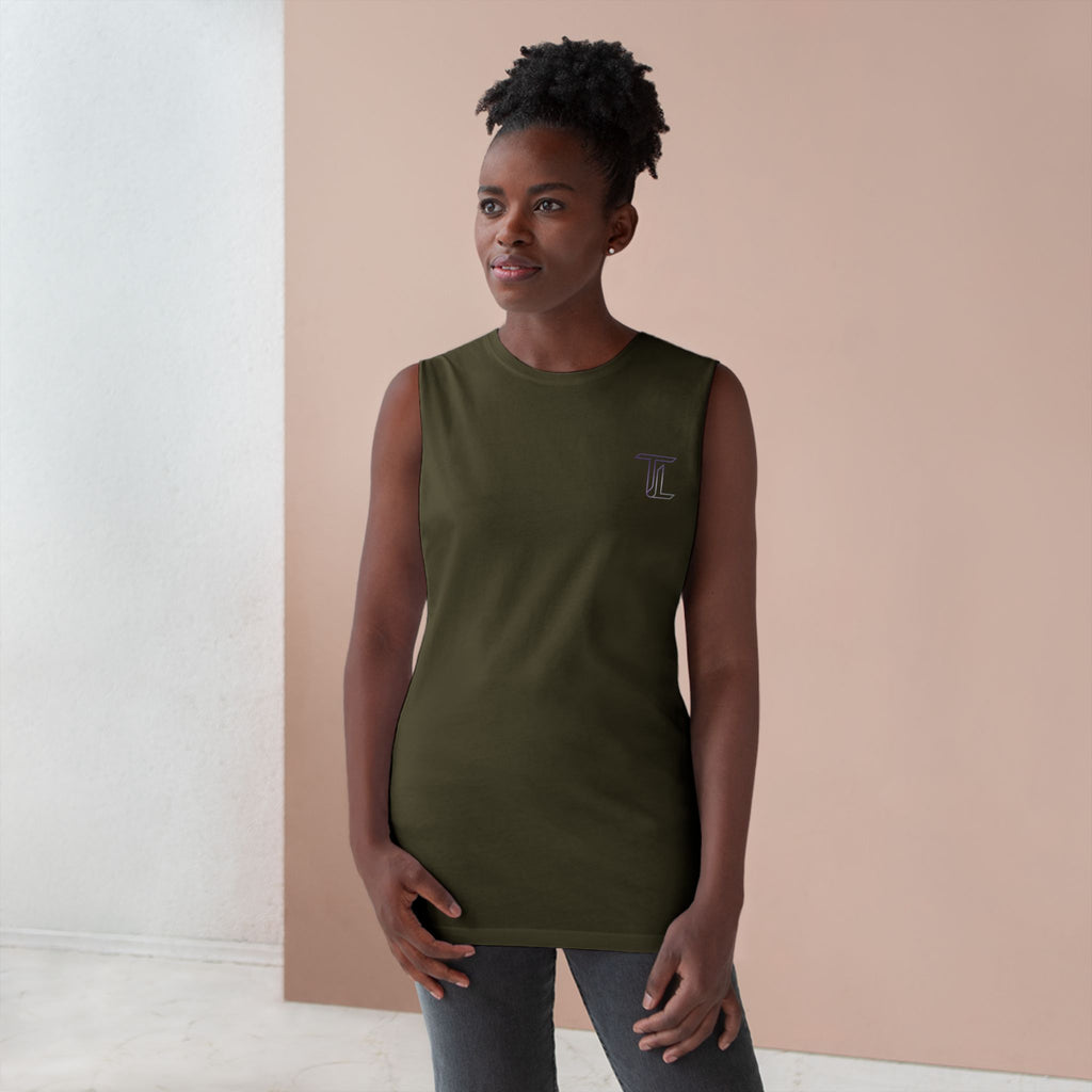 Barnard Embroidered Tank Top — Minimal College-Inspired Athletic Tank