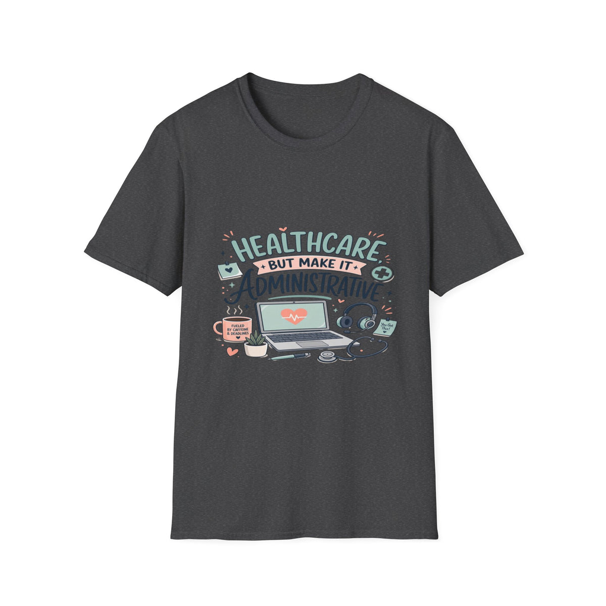 Playful T-Shirt Design Showcasing Creative Healthcare Typography- Graphic Tees