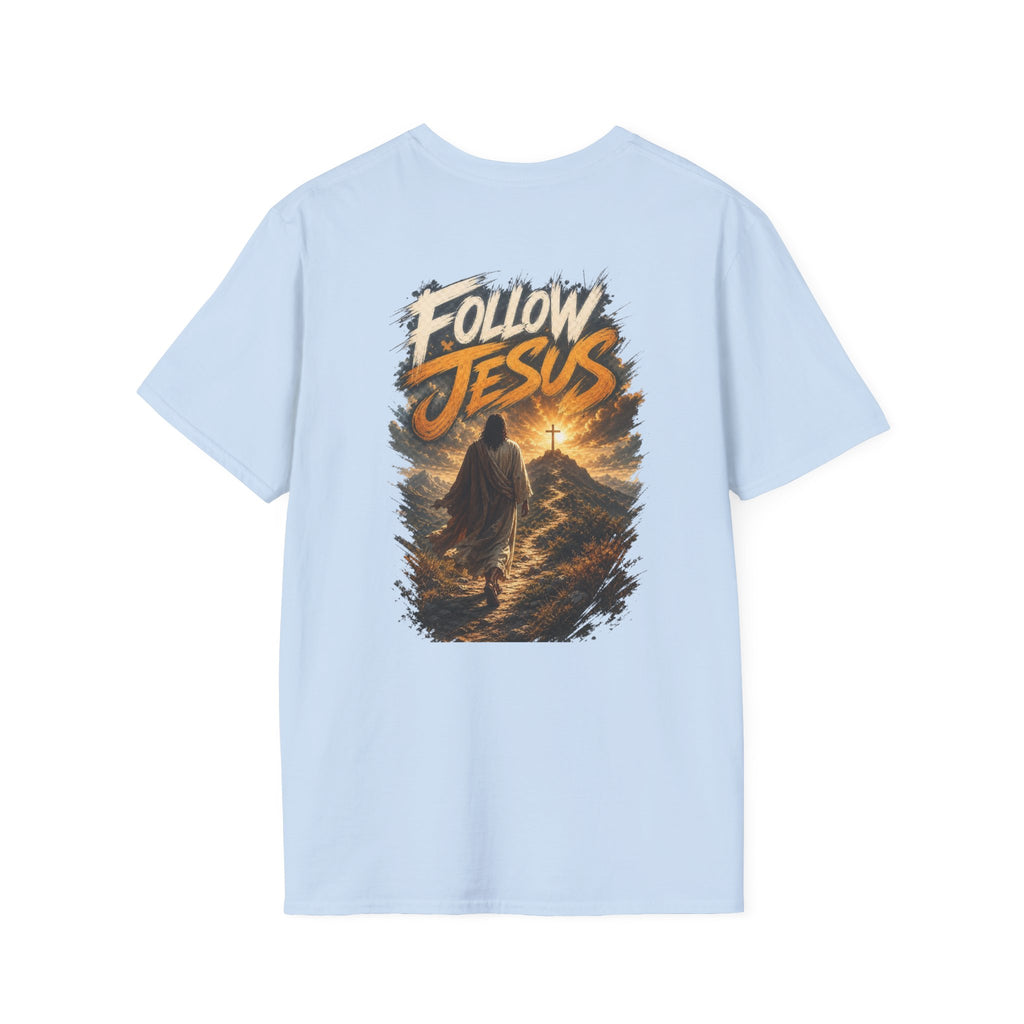 Christian Cross T-Shirt — Rustic Crown of Thorns Design