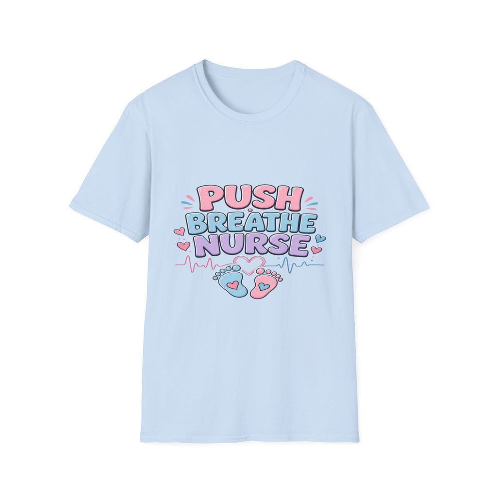 Playful Typography Design With Baby Footprints And Heart- Graphic Tees