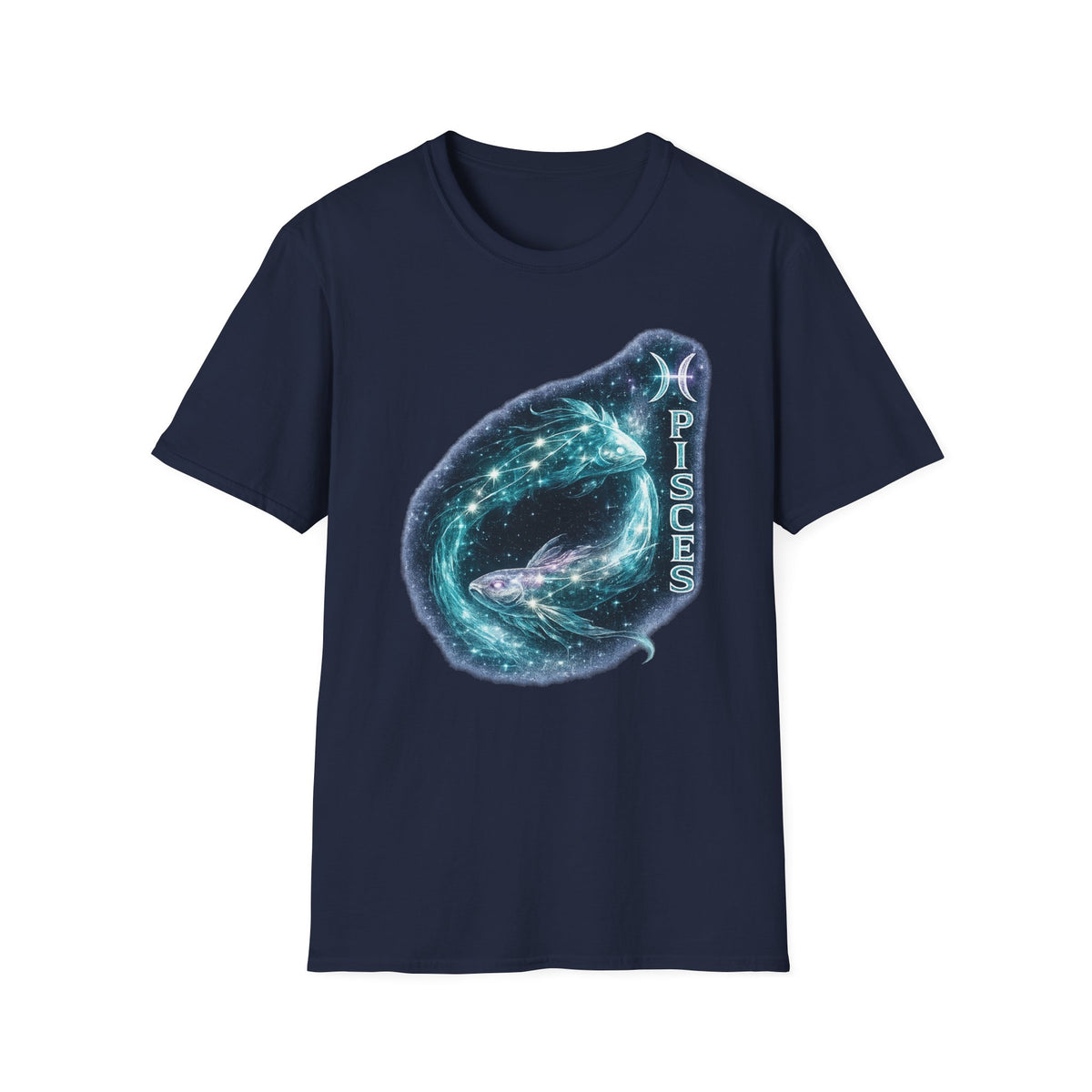 Pisces Zodiac T-Shirt — Starry Whale Astrology Tee