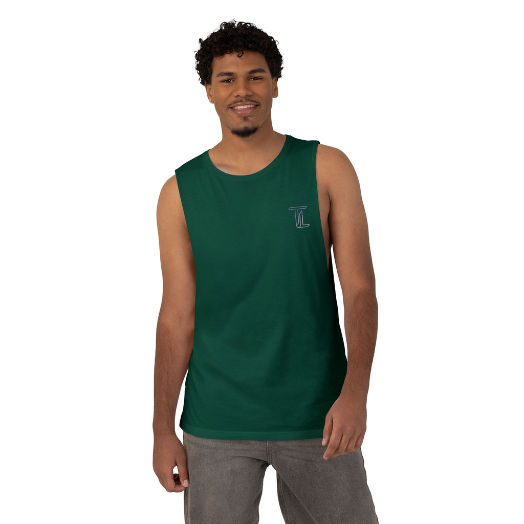 Barnard Embroidered Tank Top — Minimal College-Inspired Athletic Tank