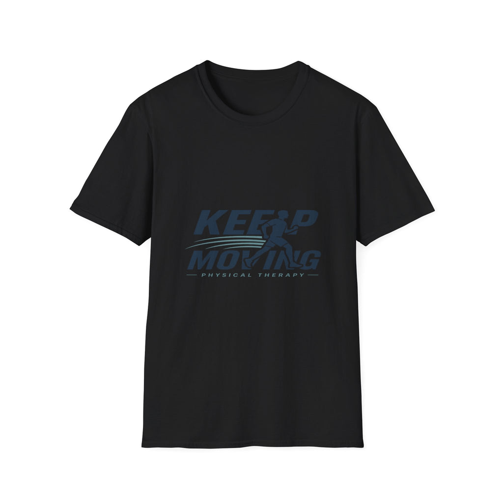 Minimalist T-Shirt Design Featuring _Keep Moving_ Statement- Graphic Tees