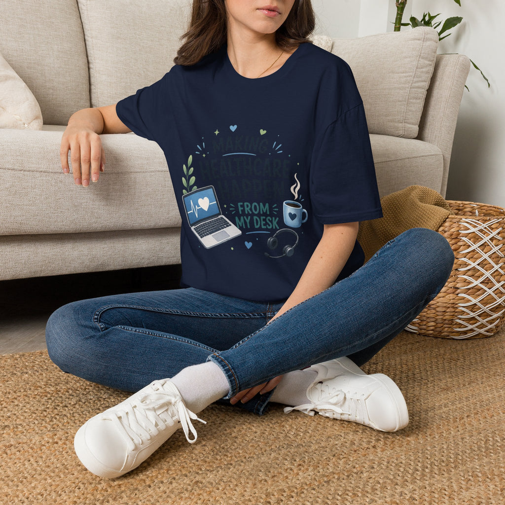 Inspirational T Shirt Design Celebrating Healthcare From Desk