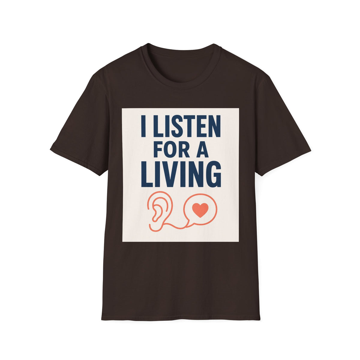 Bold Text And Minimalist Ear Illustration In Modern Design