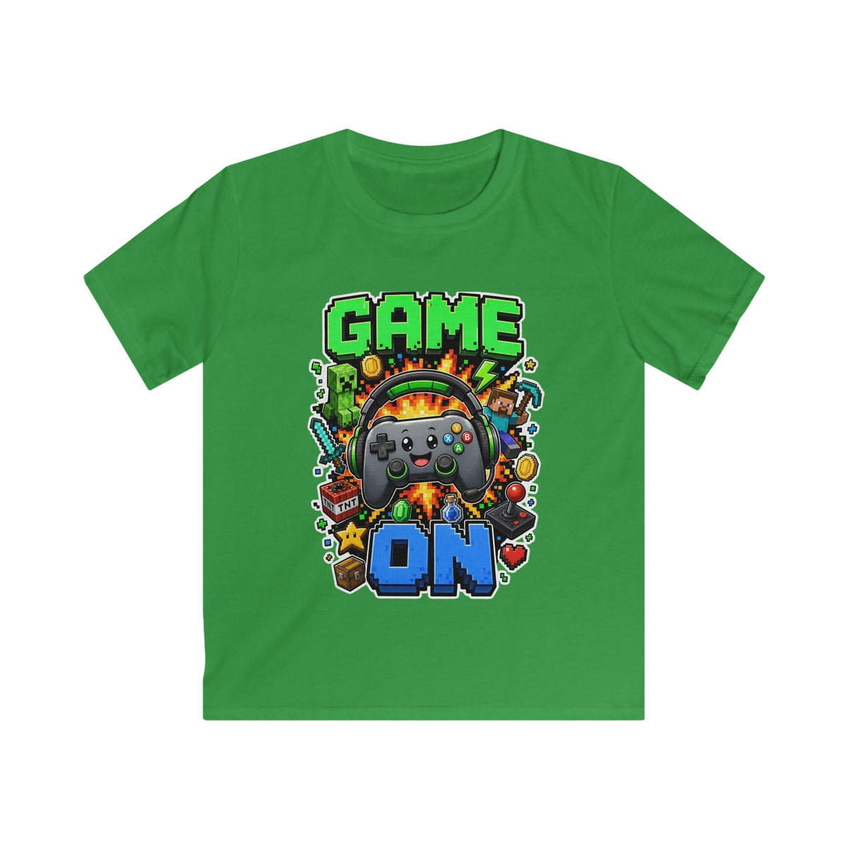 Kids Tee - "Game On" Retro Gamer Controller Design