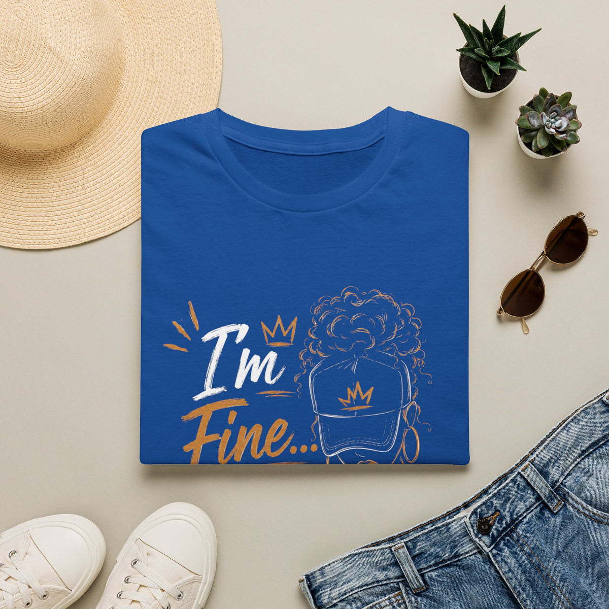 I'm Fine... Ask My Therapist T‑Shirt