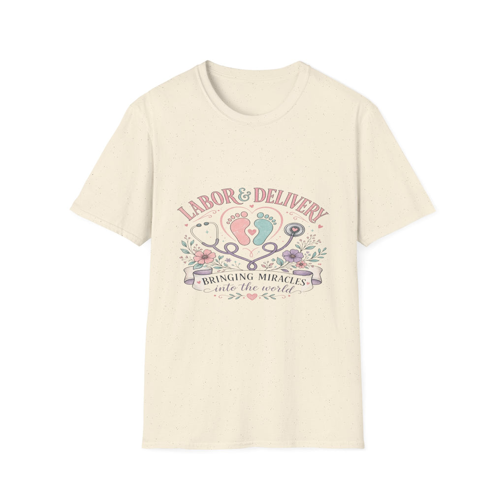 Labor And Delivery T-Shirt Design Celebrating New Life- Graphic Tees
