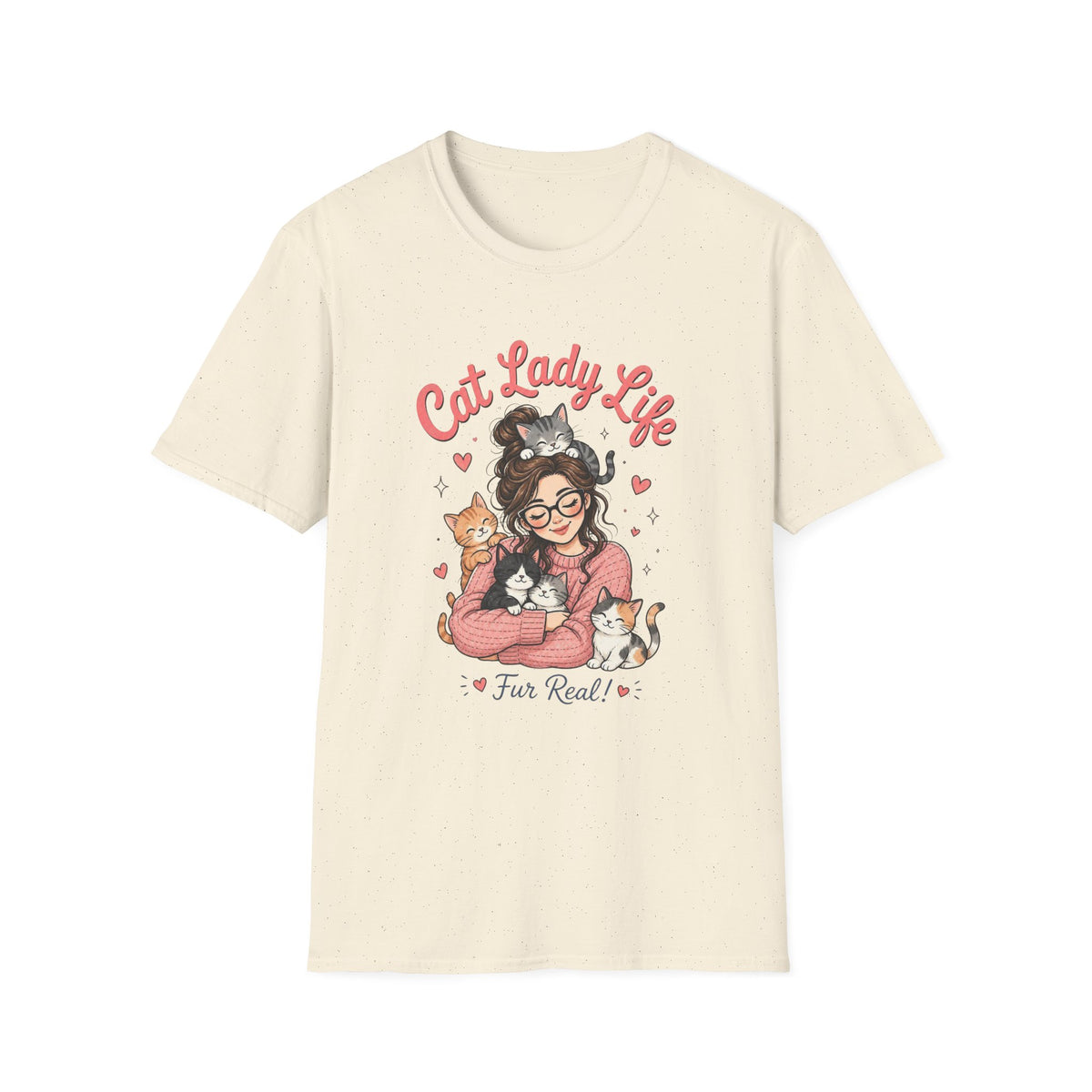 Cat Lady Life T-Shirt — Cute Cat Mom Graphic Tee
