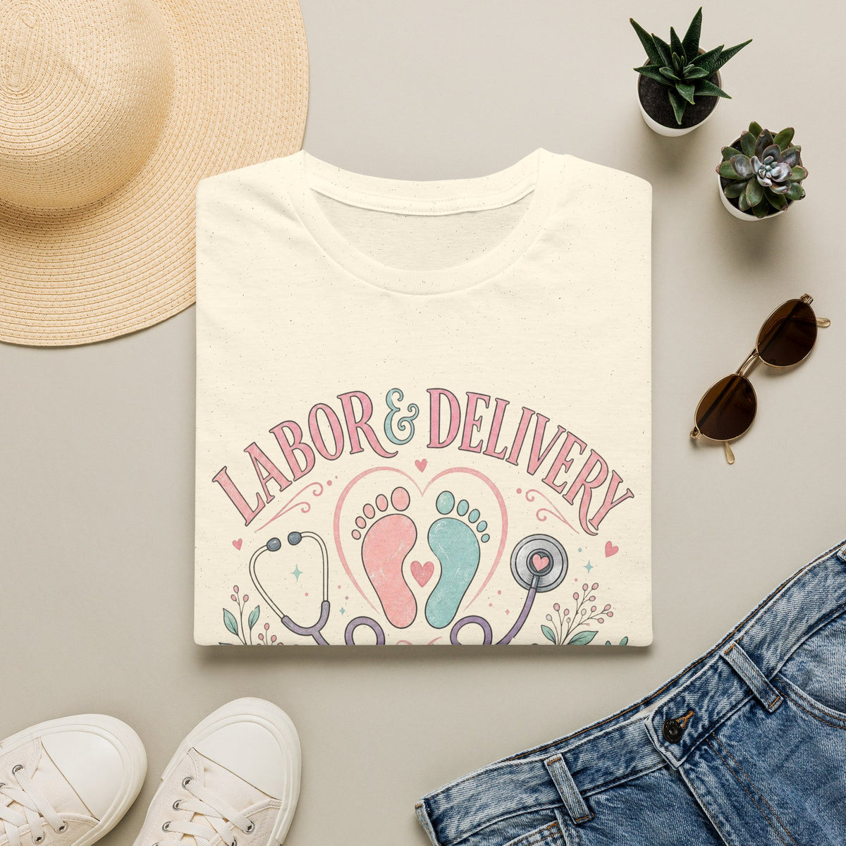 Labor And Delivery T Shirt Design Celebrating New Life