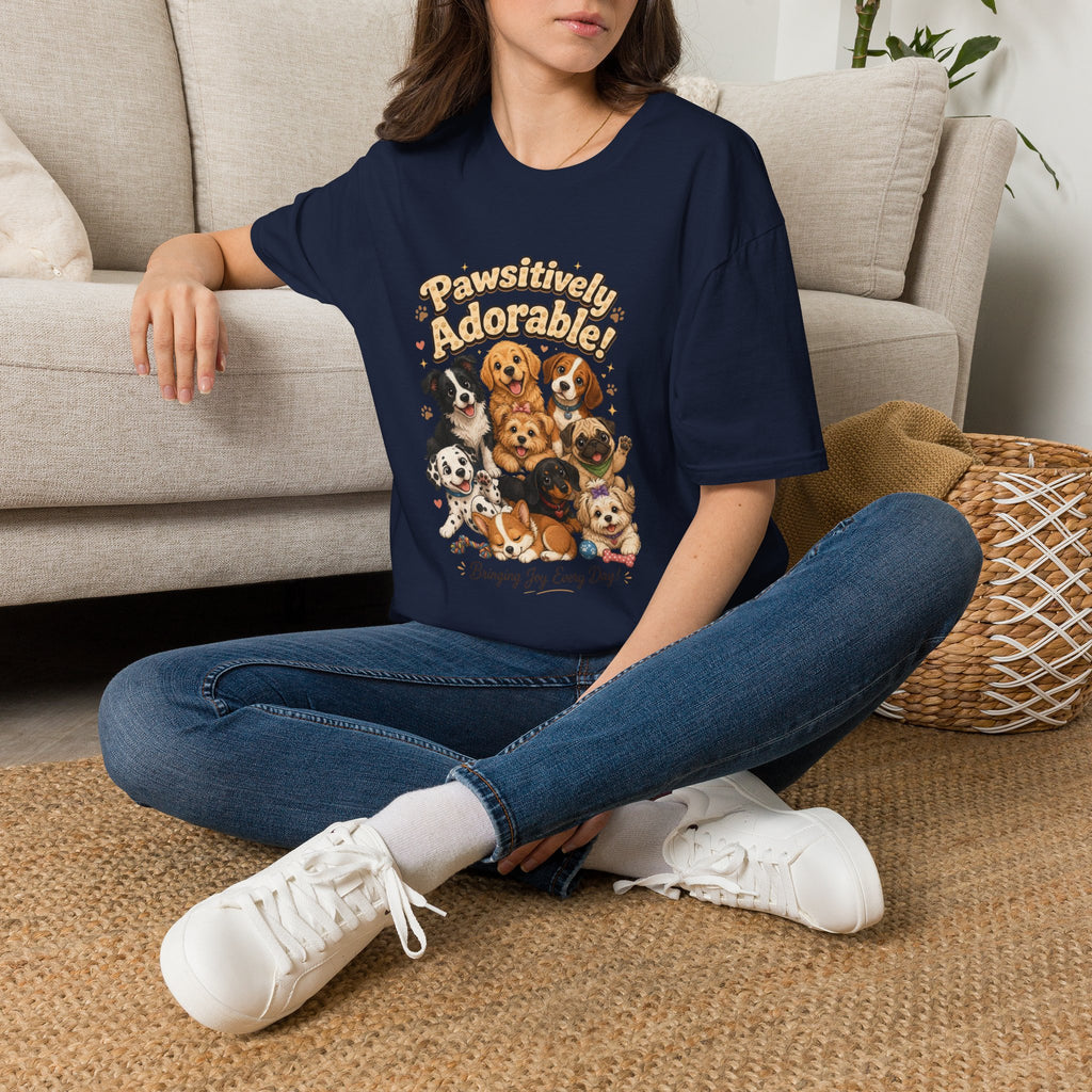 Pawsitively Adorable! Dog Lover T-Shirt — Cute Puppies Graphic Tee