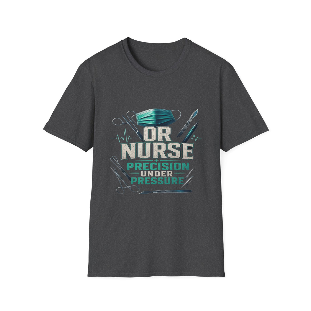 Bold Typography T-Shirt Design For OR Nurse Theme- Graphic Tees