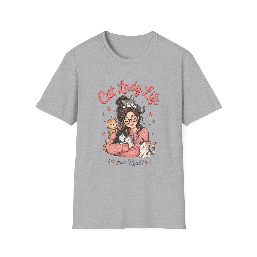 Cat Lady Life T-Shirt — Cute Cat Mom Graphic Tee