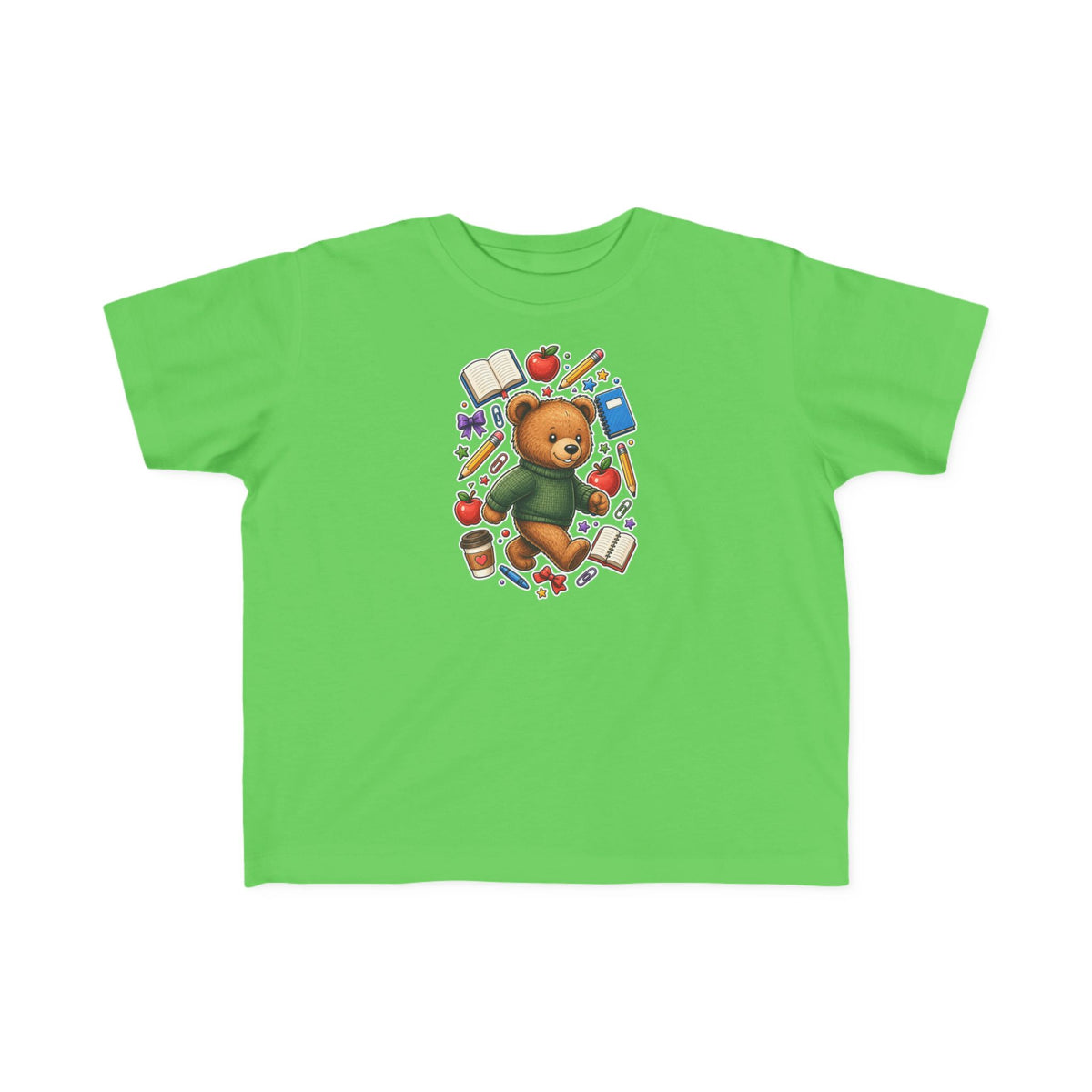 Toddler Bear School Tee — Cute Back-to-School Shirt for Kids