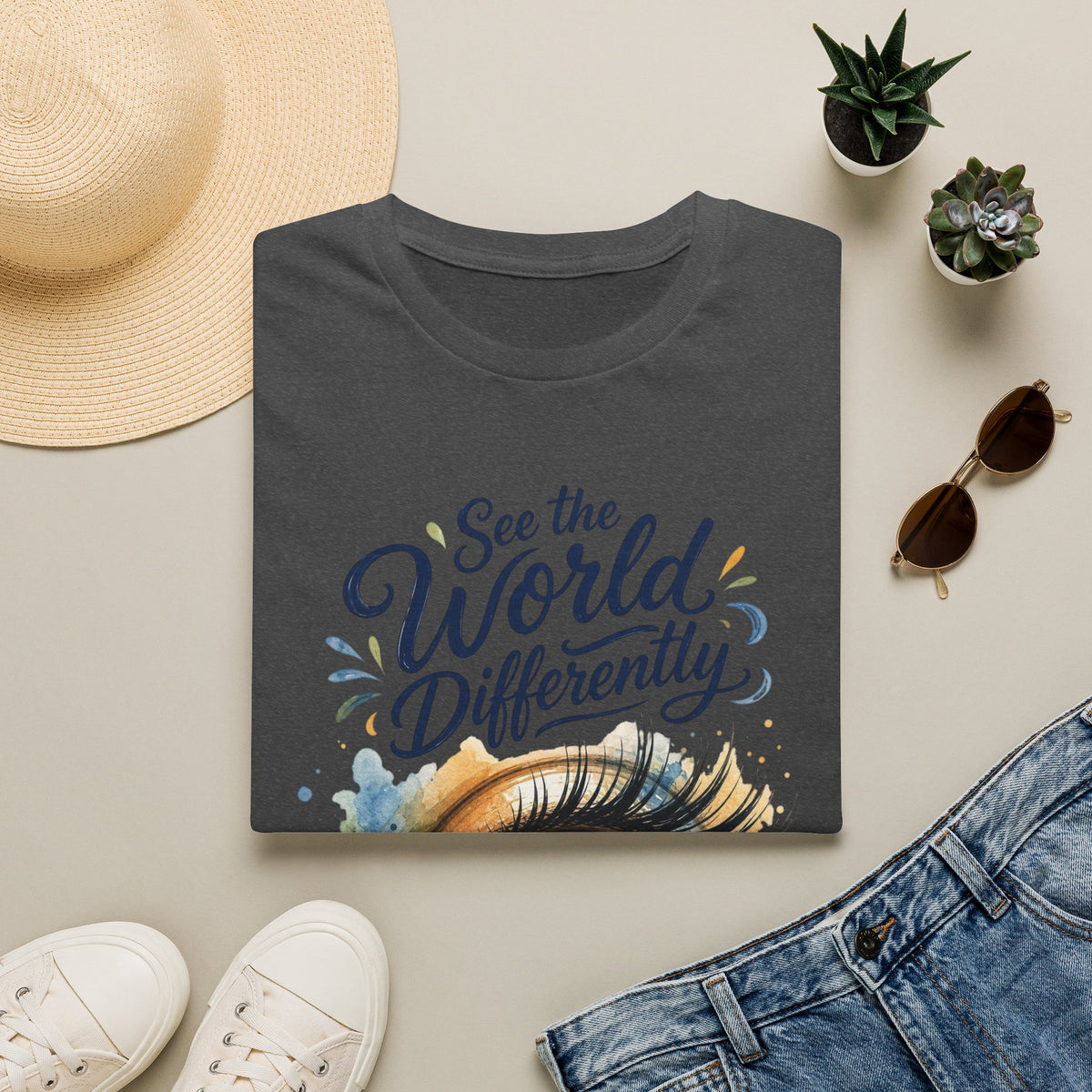 See the World Differently T-Shirt — Artistic Eye Graphic Tee