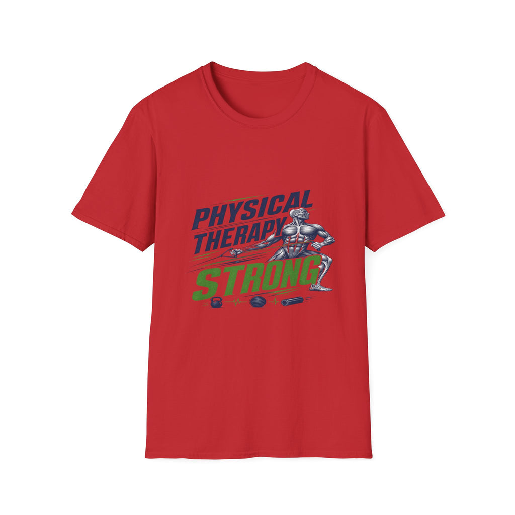 Bold Typography Design With Muscular Figure and Dynamic Lines- Graphic Tees