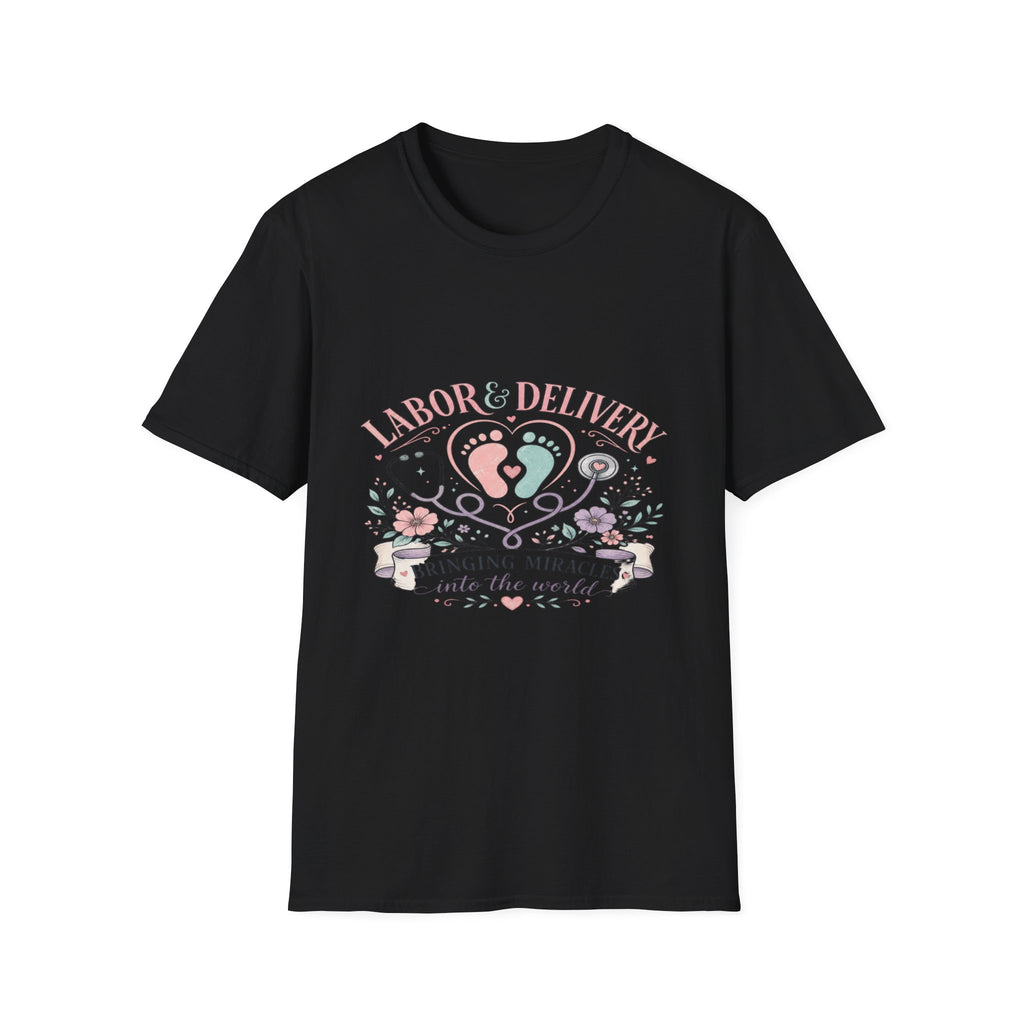 Labor And Delivery T-Shirt Design Celebrating New Life- Graphic Tees