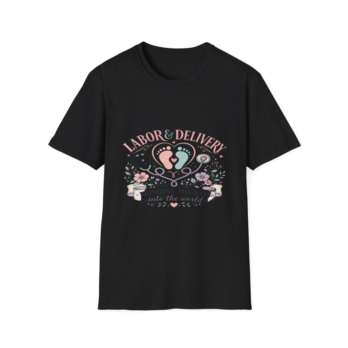 Labor And Delivery T-Shirt Design Celebrating New Life- Graphic Tees
