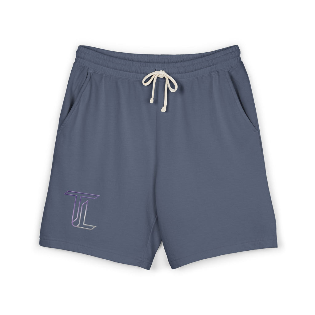 Fleece Sweat Shorts — Minimal Logo Garment-Dyed Lounge Shorts