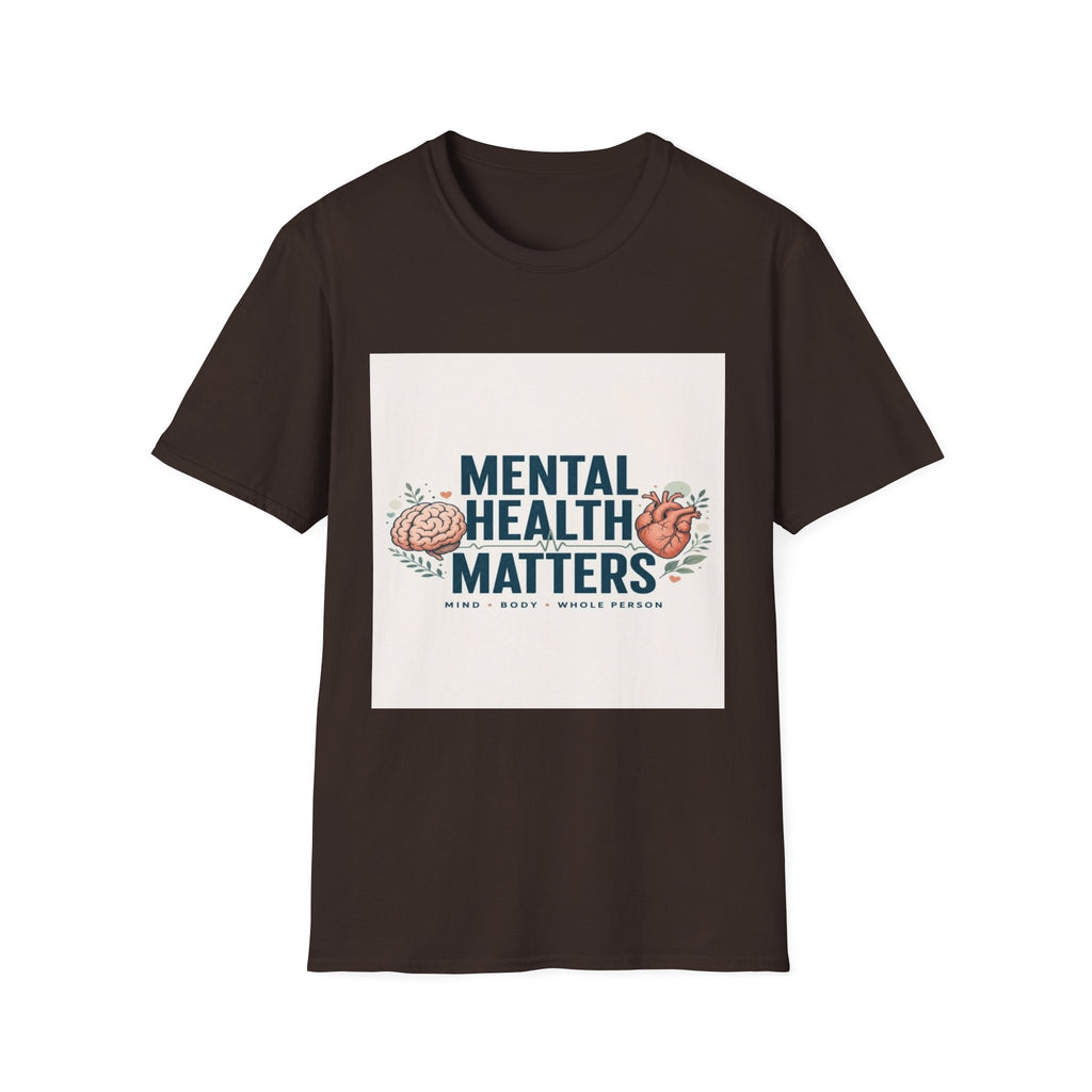 Bold Typography Design Emphasizing Mental Health Awareness- Graphic Tees