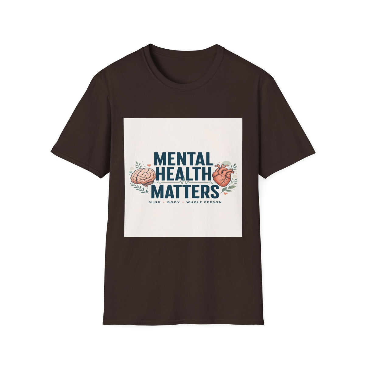 Bold Typography Design Emphasizing Mental Health Awareness- Graphic Tees