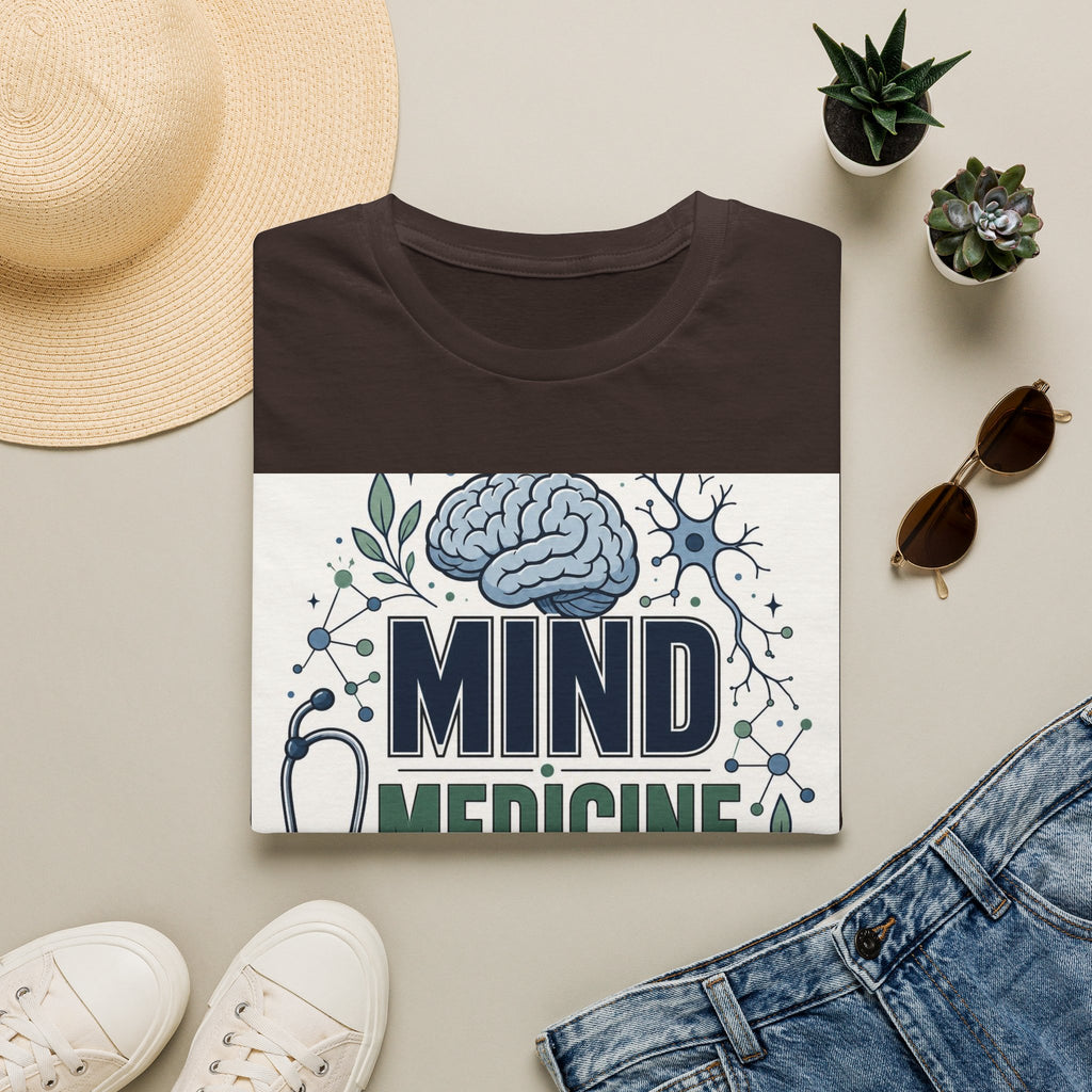 Illustration Of Stacked Words Mind Medicine Healing With Medical Icons