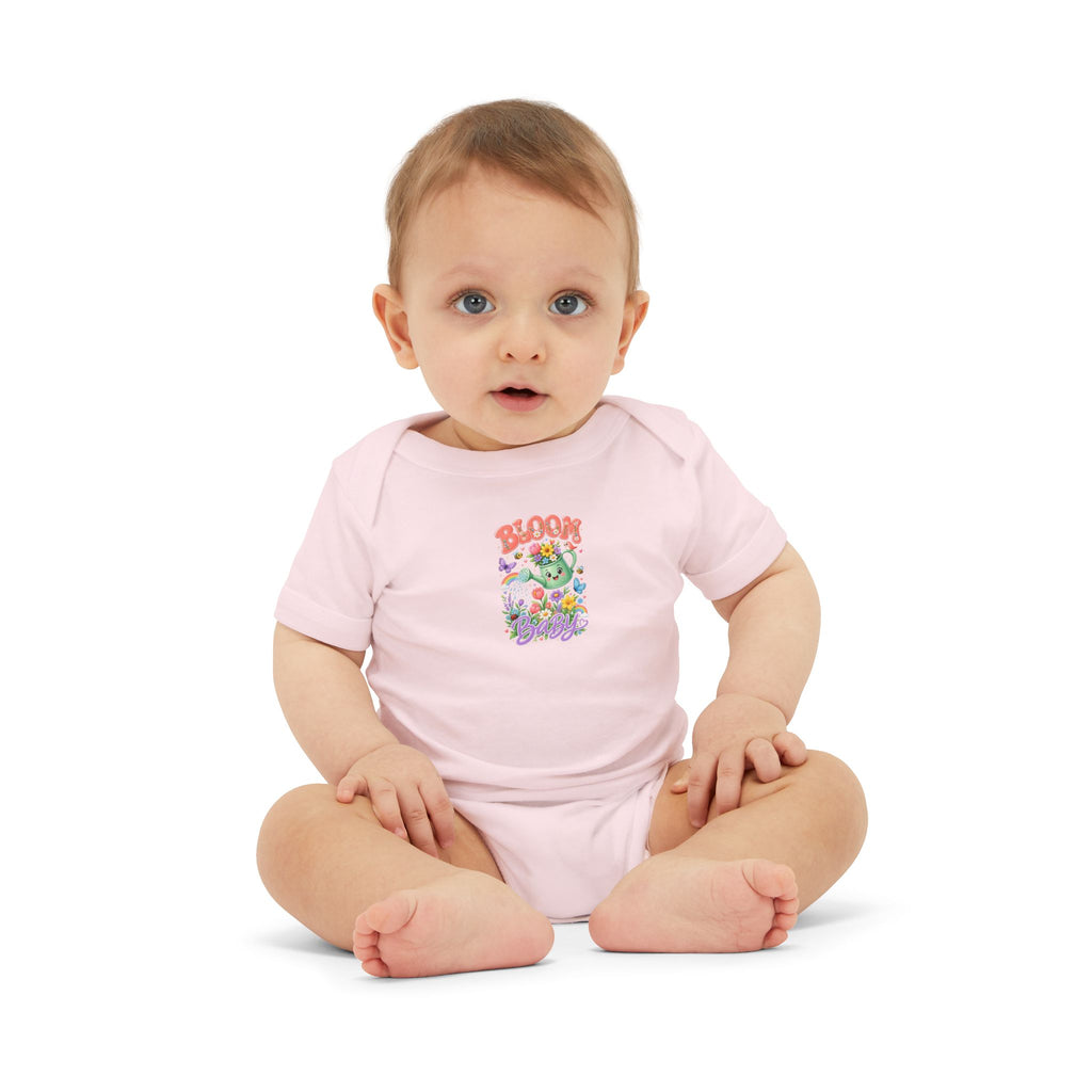 Baby Onesie - "Bloom Where You Grow" Floral Infant Bodysuit