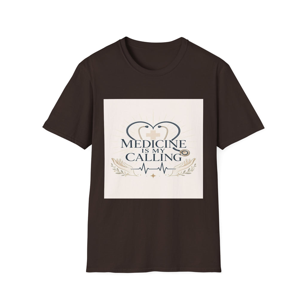 Elegant Design Celebrating Medicine With Heart-Shaped Stethoscope- Graphic Tees