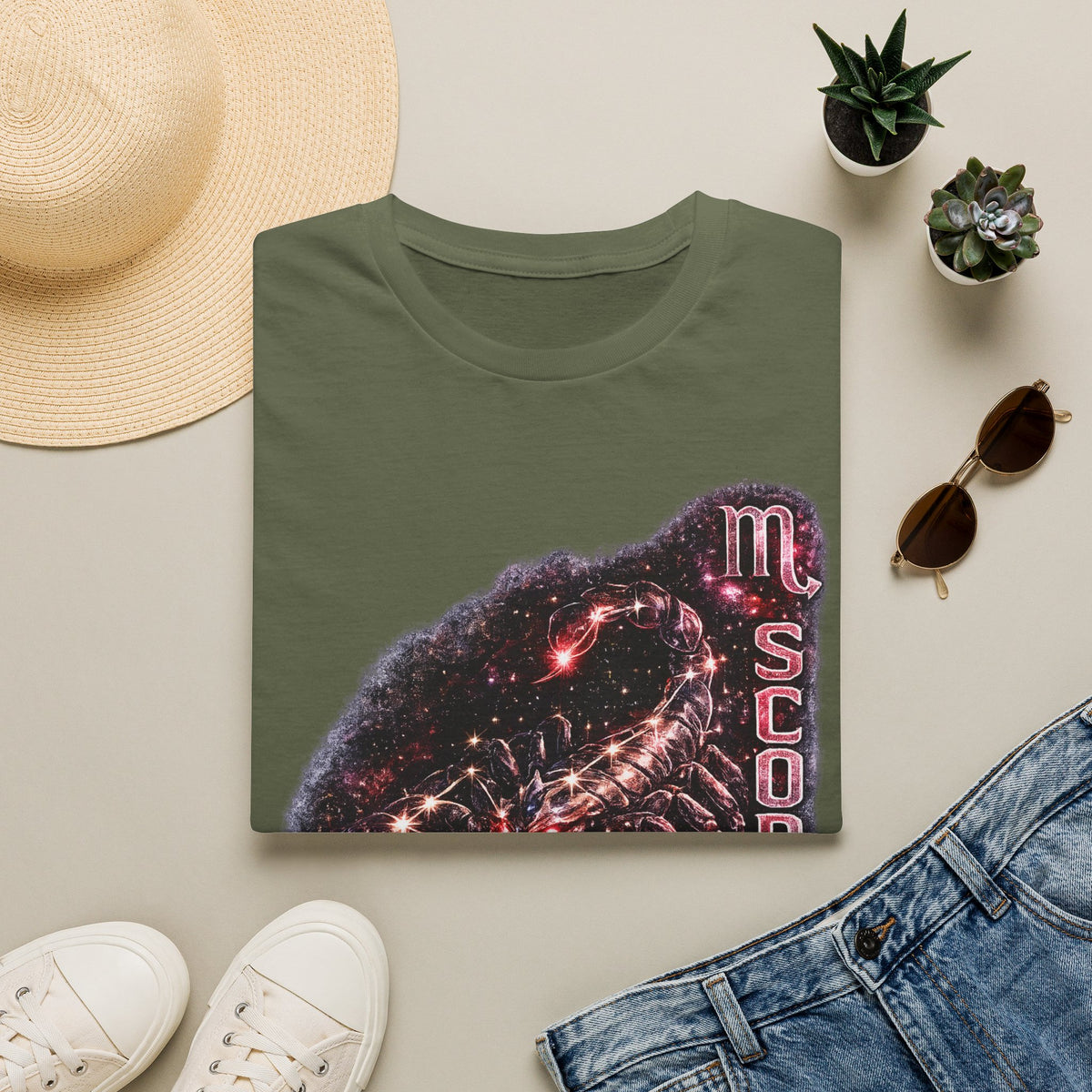 Scorpio Zodiac T-Shirt — Cosmic Scorpion Astrology Tee