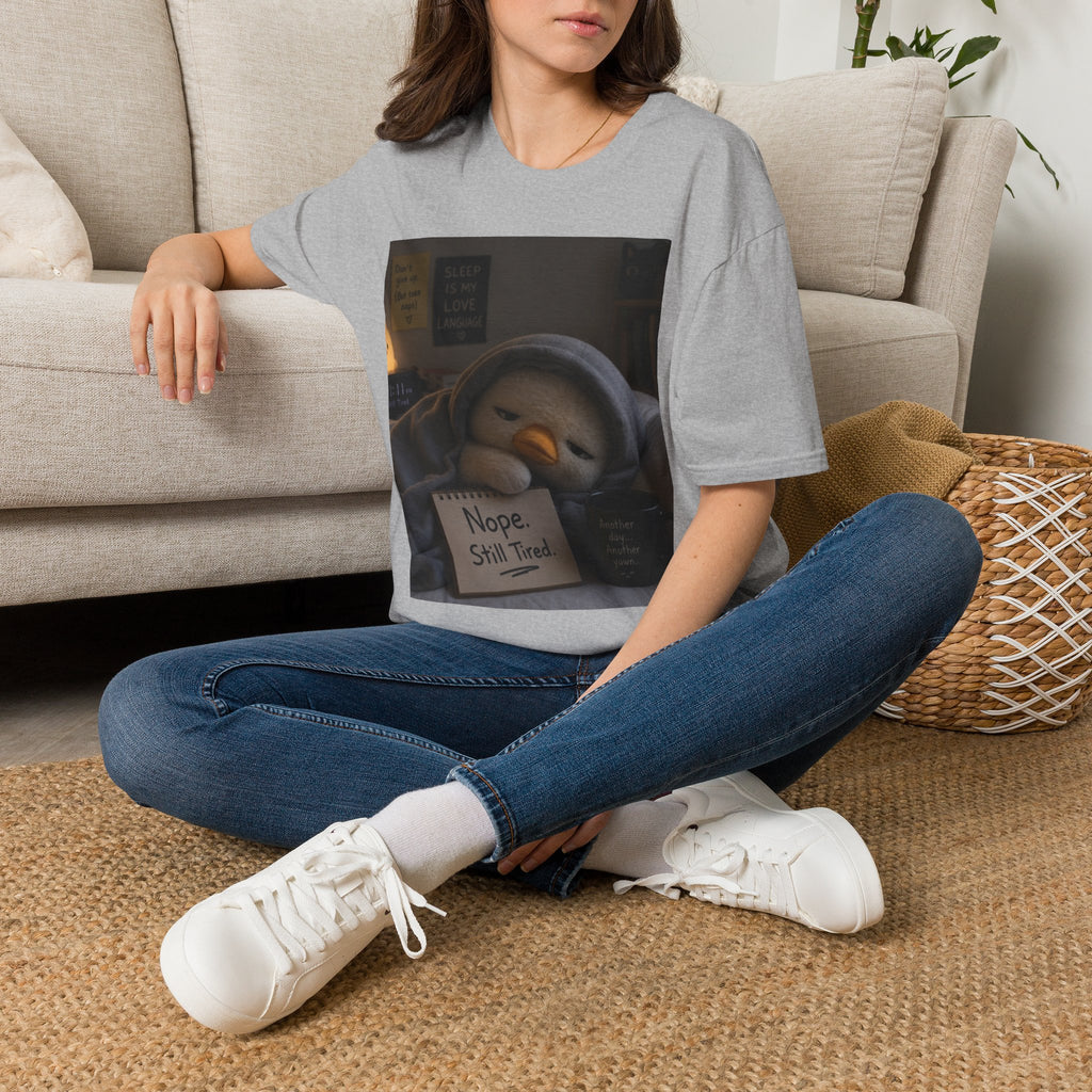 Slumpy Penguin "Nope, Still Tired" T-Shirt!